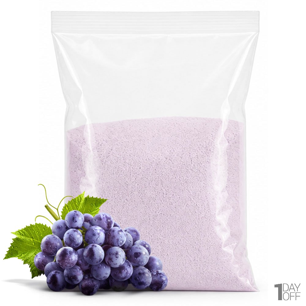 پودر ژله انگور مقدار 300 گرم