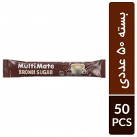شکر قهوه‌ای مولتی‌میت بسته 50 عددی 