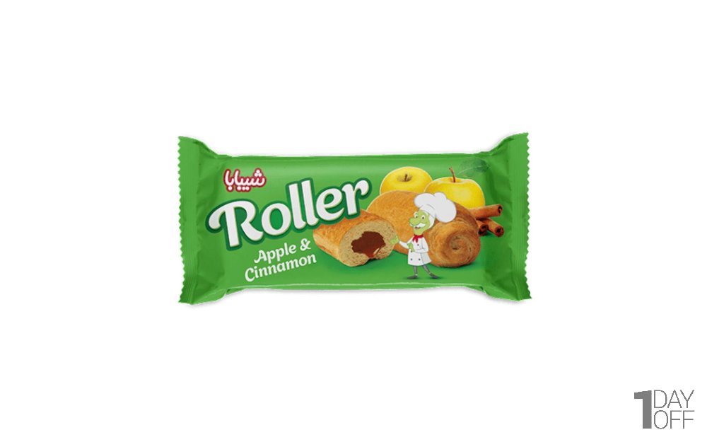  رولر سیب دارچین شیبابا مقدار 50 گرم