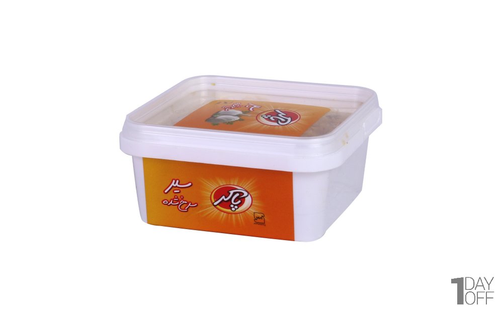 سیر سرخ شده پاکر مقدار 100 گرم