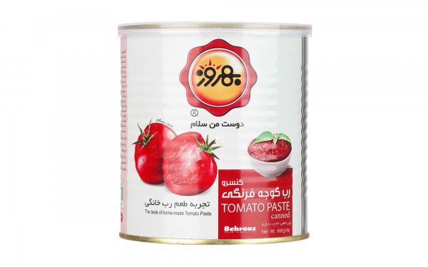 رب گوجه‌فرنگی بهروز مقدار 800 گرم