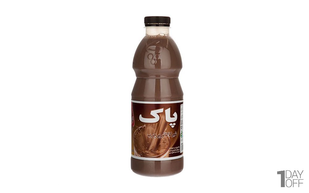 شیر کاکائو پرچرب پاک مقدار 1 لیتر