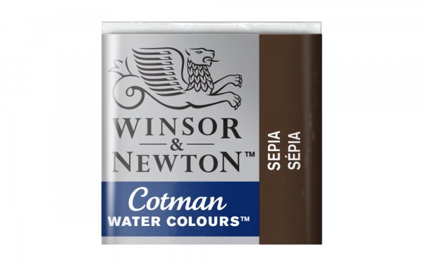 قرص آبرنگ وینزور (Winsor) سری Cotman رنگ SEPIA