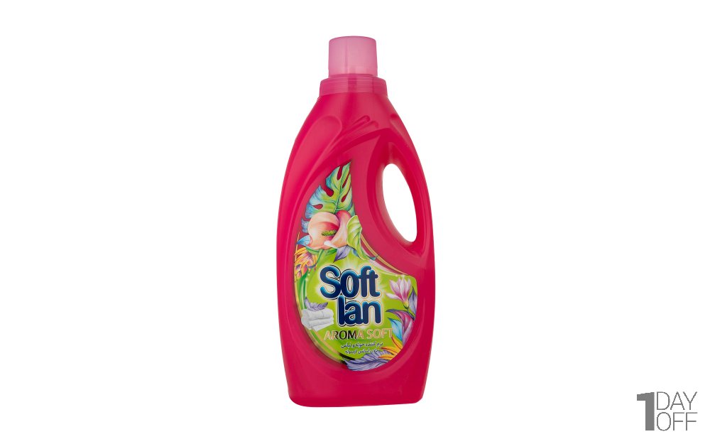 نرم‌کننده حوله و لباس سرخابی سافتلن سری Aroma Soft مقدار 1900 گرم