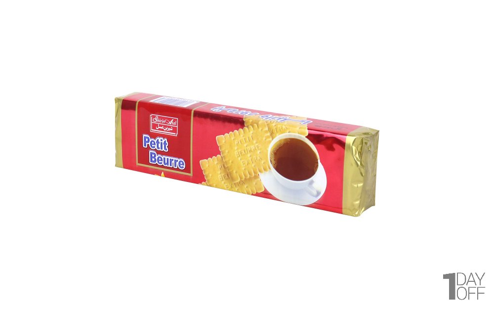 بیسکویت وانیلی پتی‌بور شیرین‌عسل مقدار 80 گرم