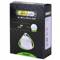 کیسه زباله رولی 55x80 سانتی‌متر کاور لوکس بسته 42 عددی