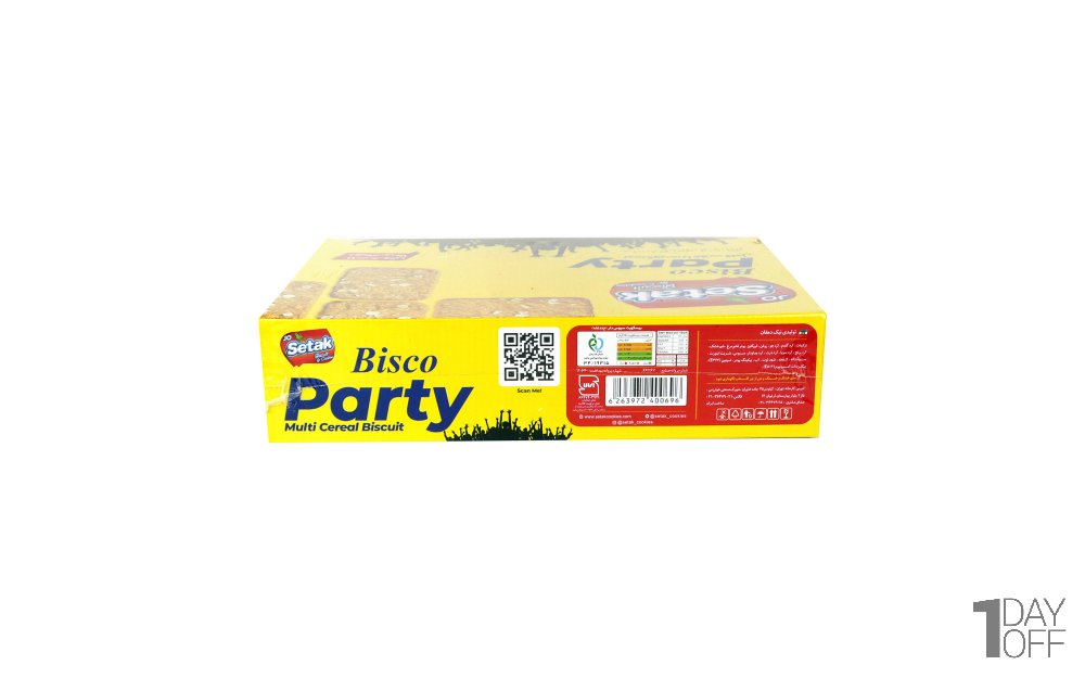 بیسکویت با غلات کامل پارتی ستاک مقدار 900 گرم