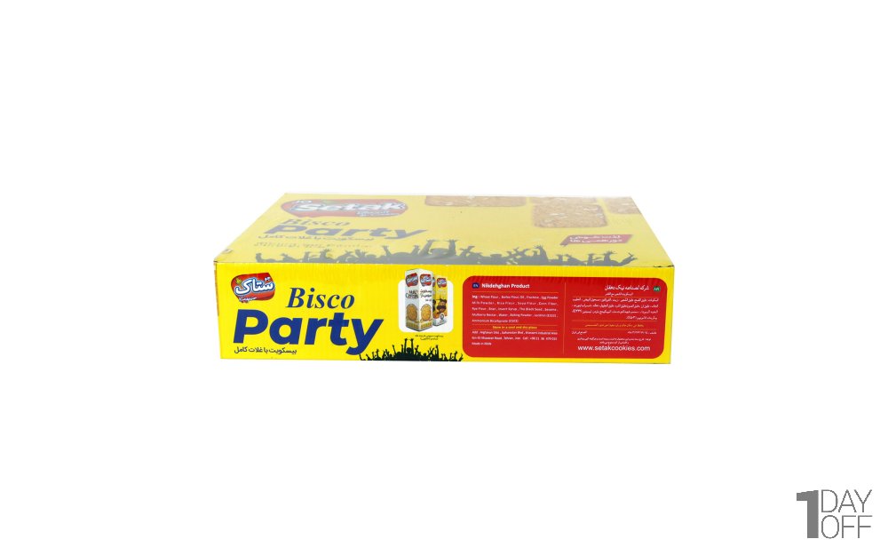 بیسکویت با غلات کامل پارتی ستاک مقدار 900 گرم