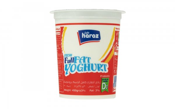 ماست تازه پرچرب هراز مقدار 450 گرم