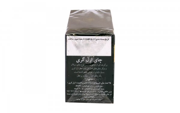 چای کیسه‌ای ارل‌گری احمد بسته 25 عددی 