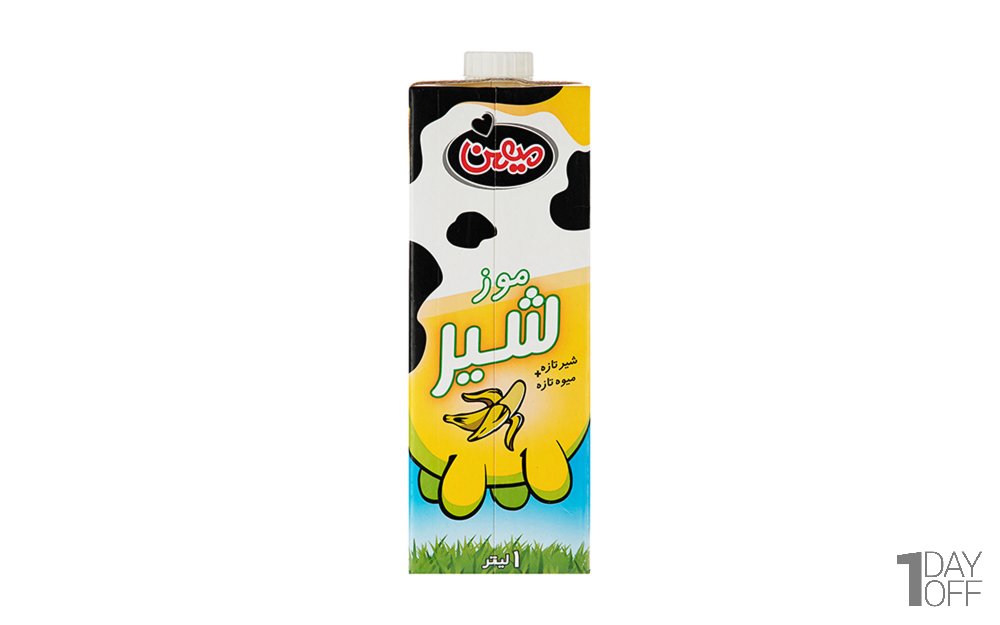 شیر موز میهن مقدار 1 لیتر