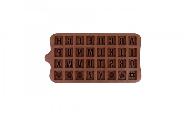 قالب سیلیکونی شکلات و پاستیل طرح حروف 