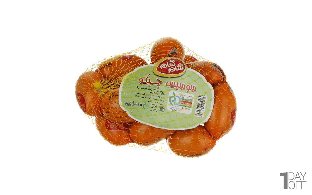 سوسیس چیکو 60 درصد گوشت مرغ شام‌شام مقدار 1000 گرم  