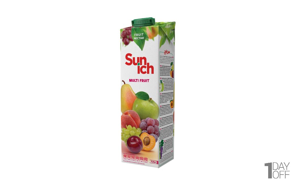 نکتار هفت‌میوه سن‌ایچ مقدار 1 لیتر