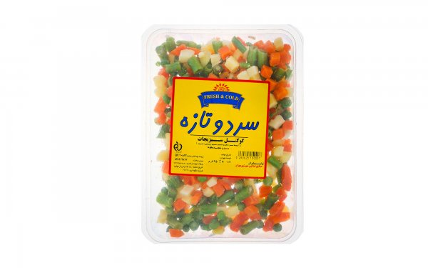 مخلوط سبزیجات منجمد سرد و تازه مقدار 450 گرم