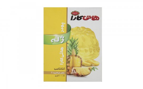 پودر ژله آناناس هاتی‌کارا گلستان مقدار 100 گرم
