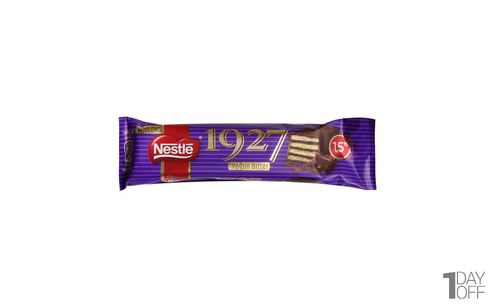 ویفر شکلات تلخ 1927 نستله (Nestle) مقدار 28 گرم
