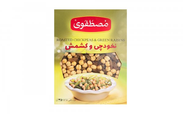 نخودچی و کشمش مخلوط مصطفوی مقدار 350 گرم