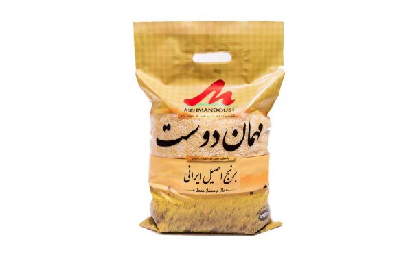 برنج طارم ممتاز معطر مهماندوست مقدار 4.5 کیلوگرم