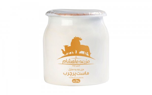 ماست پرچرب 4.2 درصد ماهشام مقدار 1.5 کیلوگرم