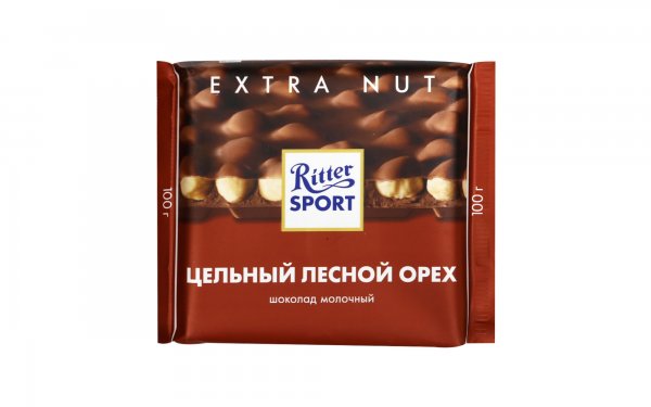 شکلات با مغز فندوق ریتر اسپرت (Ritter Sport) مقدار 100 گرم