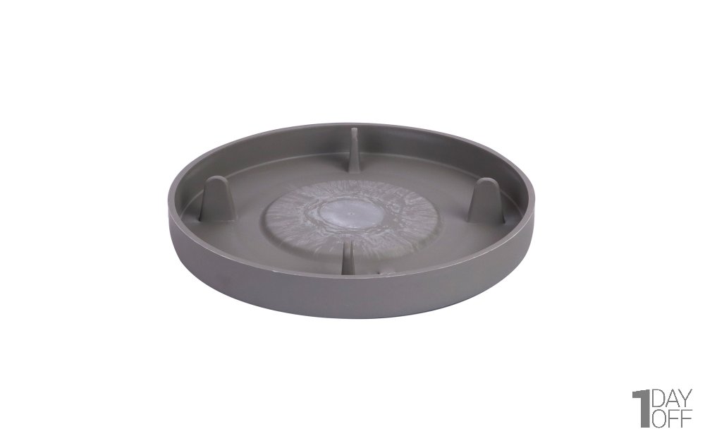 گلدان استوانه‌‎ای طوسی سایز 20 کد 103 مهرنی (Mehrni)