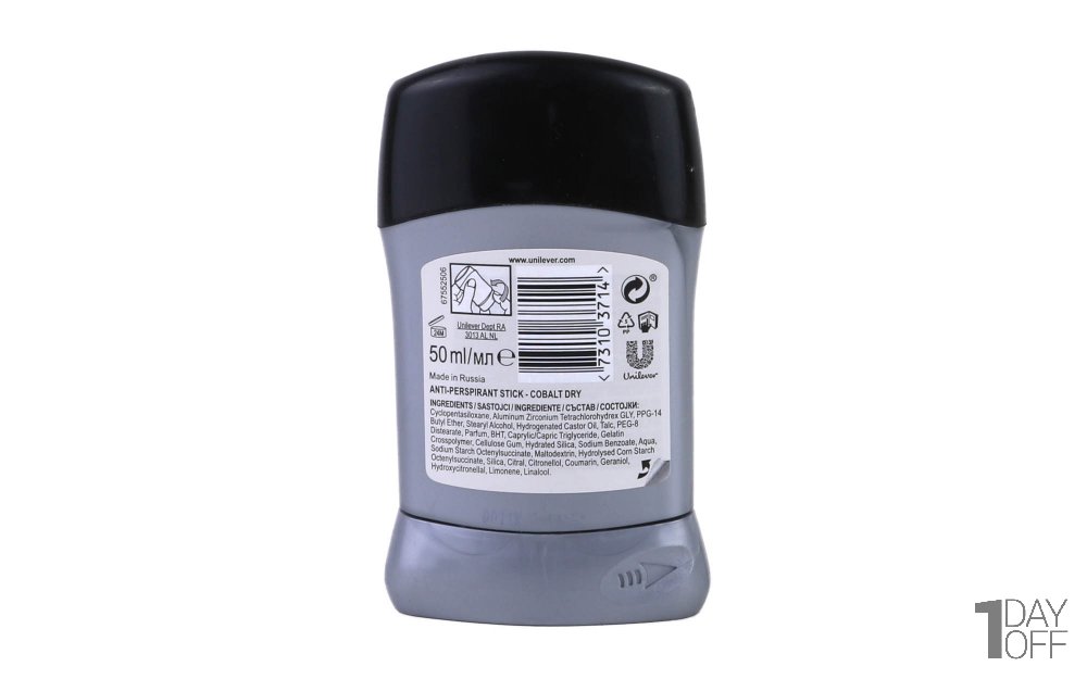 استیک ضدتعریق مردانه Cobalt Dry رکسونا (Rexona) مقدار 50 میلی‌لیتر