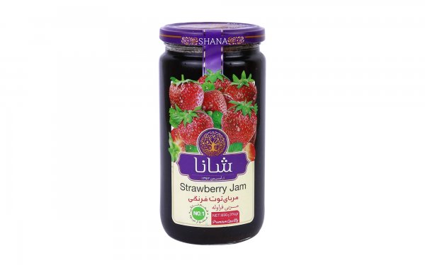 مربا توت‌فرنگی شانا مقدار 830 گرم