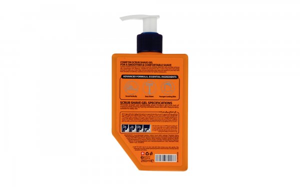ژل اصلاح (SCRUB) کامان مقدار 260 میلی‌لیتر