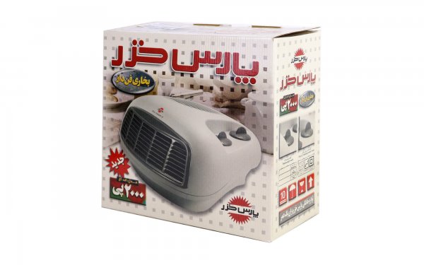 بخاری برقی فن هیتر پارس خزر مدل FH2000P سفید