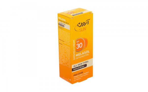 کرم ضدآفتاب SPF30 رنگی آردن مدل Natural مقدار 50 میلی‌لیتر
