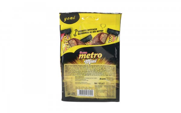 مینی شکلات (METRO) بسته 102 گرمی