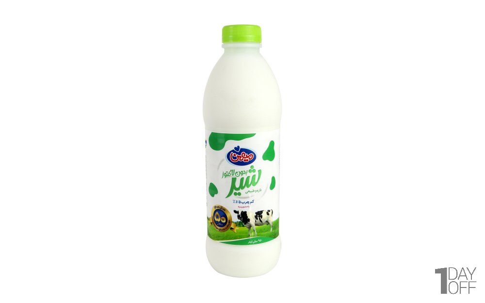 شیر کم‌چرب بدون‌ لاکتوز میهن مقدار 950 لیتر