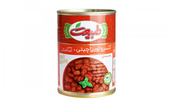 کنسرو لوبیا چیتی طبیعت مقدار 380 گرم