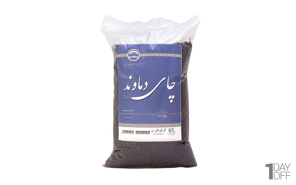 چای شکسته ممتاز ایرانی دماوند مقدار 450 گرم