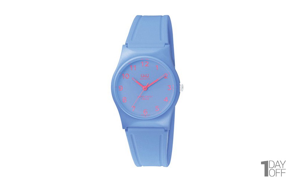 ساعت کیو اند کیو (Q&Q) مدل VP34J064 رنگ آبی