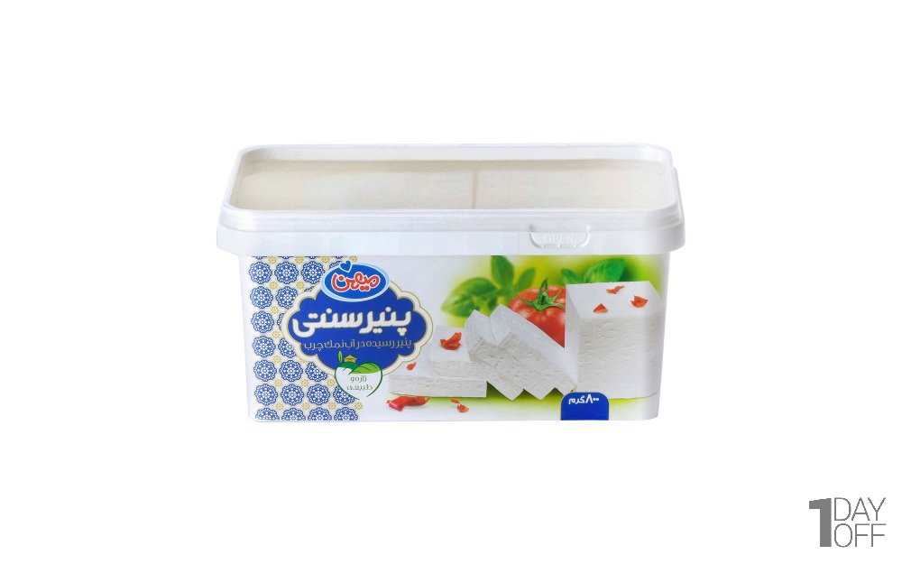 پنیر سنتی چرب میهن مقدار 800 گرم 