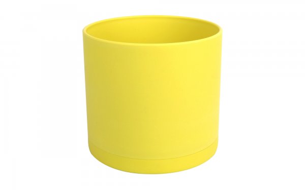 گلدان استوانه‌‎ای زرد سایز 20 کد 103 مهرنی (Mehrni)
