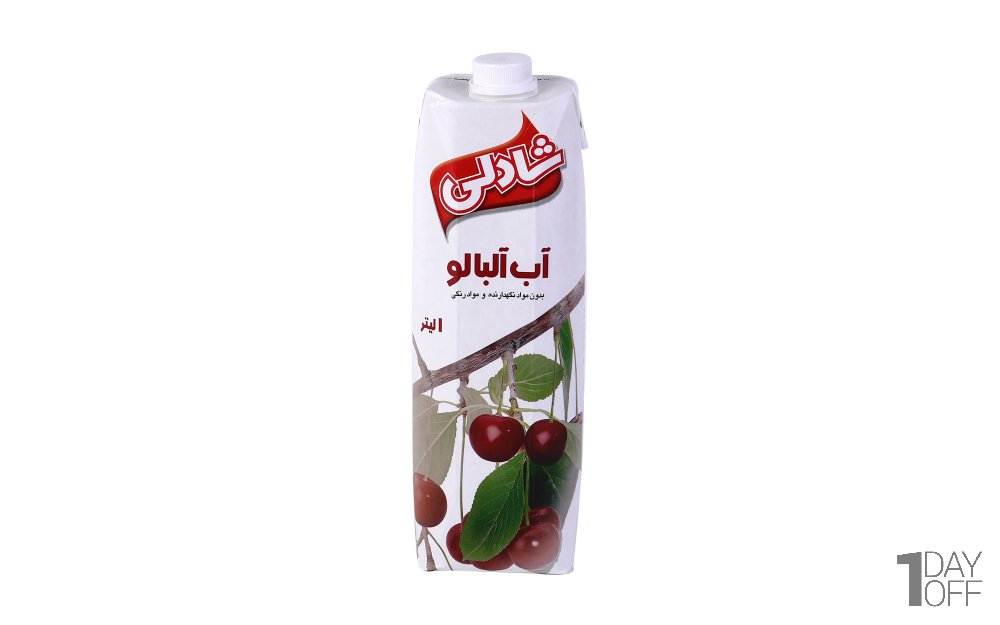 آب آلبالو شادلی مقدار  1 لیتر