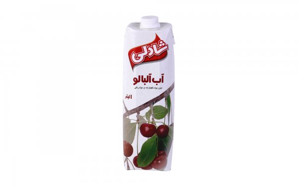 آب آلبالو شادلی مقدار  1 لیتر