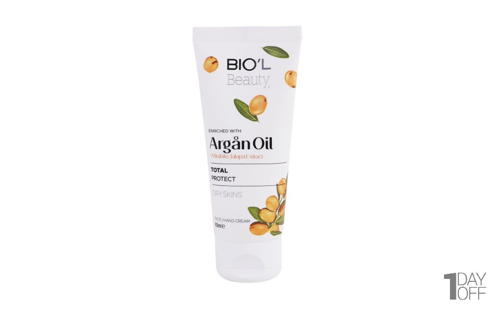 کرم دست و صورت 60 میلی‌لیتری بیول (Biol) مدل Argan oil