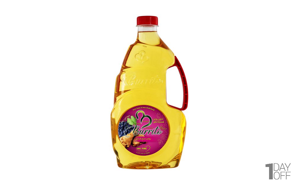 روغن سرخ کردنی حاوی روغن هسته انگور بوریتو مقدار 1.72 لیتر