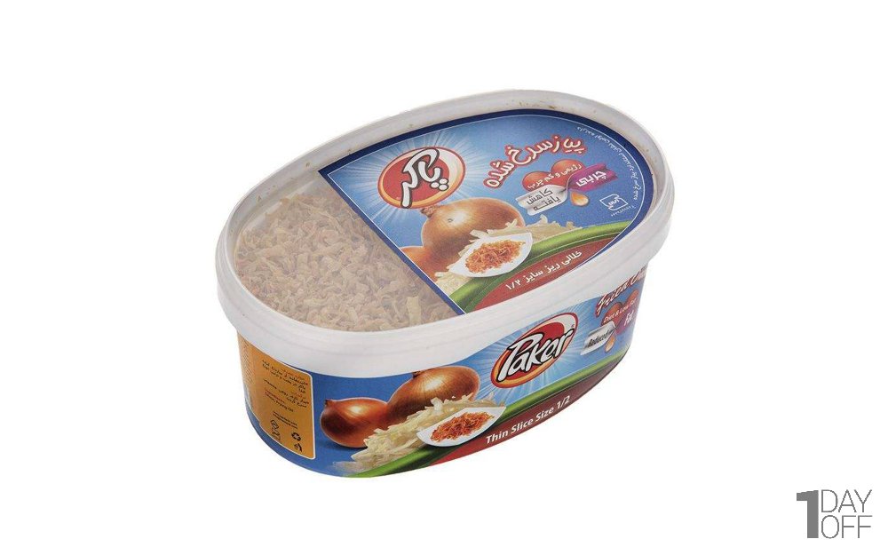 پیاز سرخ‌شده رژیمی خلالی ریز پاکر مقدار 200 گرم