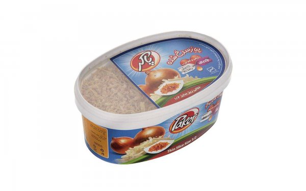 پیاز سرخ‌شده رژیمی خلالی ریز پاکر مقدار 200 گرم