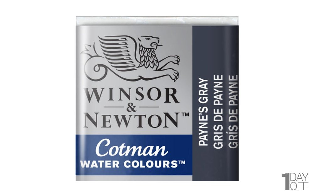 قرص آبرنگ وینزور (Winsor) سری Cotman رنگ PAYNES GRAY