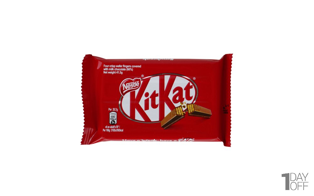 شکلات کیت‌کت 4 انگشتی نستله (Kitkat Nestle) مقدار 41.5 گرم