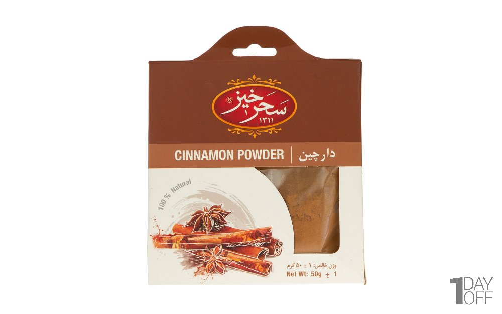 پودر دارچین سحرخیز مقدار 50 گرم