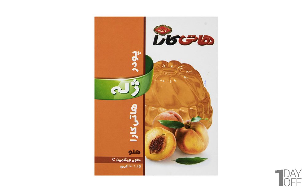 پودر ژله هلو هاتی‌کارا گلستان مقدار 100 گرم