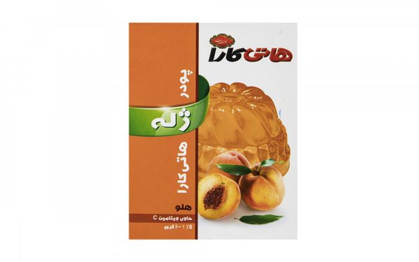 پودر ژله هلو هاتی‌کارا گلستان مقدار 100 گرم