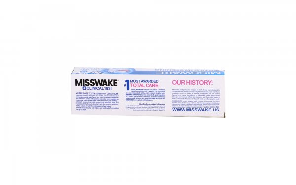 خمیردندان میسویک (MissWake) مدل Daily Whitening مقدار 100 میلی‌لیتر